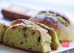 抹茶软欧(波兰种)的做法图解1