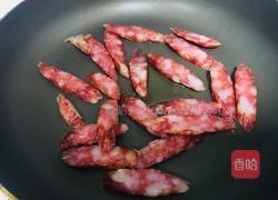 荷兰豆炒腊肠的做法图解5