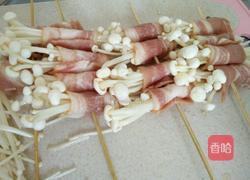 培根金针菇卷的做法图解5