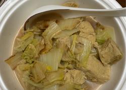 白菜炖冻豆腐