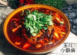 重庆地方特色菜—毛血旺