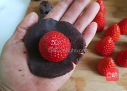 新文美食 网红草莓大福的做法图解8