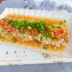 蒜蓉金针菇的做法[图]