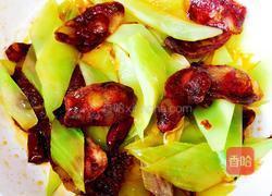 青笋炒腊肠的做法图解13