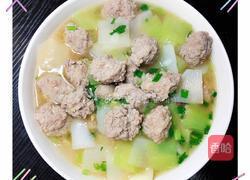 翡翠丸子汤的做法图解8