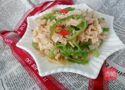 干豆皮炒辣椒的做法图解7