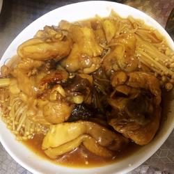 照烧金针菇鸡腿的做法[图]
