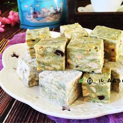 抹茶蔓越梅雪花酥的做法[图]