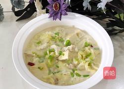 手掰豆腐白菜汤的做法图解12