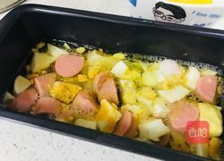 三色蒸蛋的做法图解4