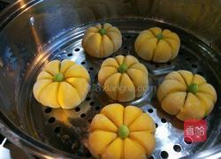 新文美食 南瓜玫瑰细沙包的做法图解19