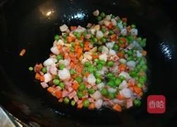 新文美食 扇贝虾仁蛋炒饭的做法图解9