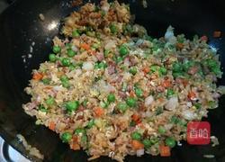 新文美食 扇贝虾仁蛋炒饭的做法图解13