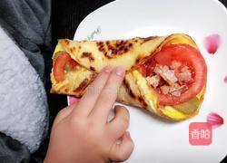 芝士鸡蛋卷饼的做法图解7