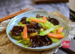 西芹炒木耳的做法图解11