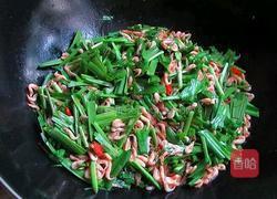 韭菜炒河虾的做法图解6