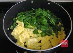 韭菜炒鸡蛋的做法图解5