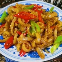辣椒炒猪皮的做法[图]