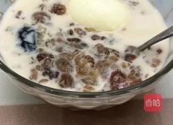 养颜牛奶桃胶炖蛋的做法图解6