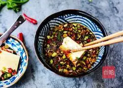 Illustration of how to make dipping tofu in sauce 7