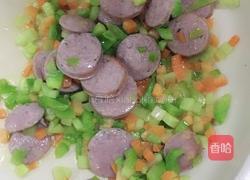 芝士蛋包饭（网红炒饭）火焰山的做法图解3