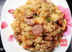 芝士蛋包饭（网红炒饭）火焰山的做法图解6