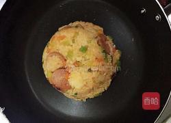 芝士蛋包饭（网红炒饭）火焰山的做法图解7