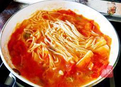 番茄金针菇的做法图解9