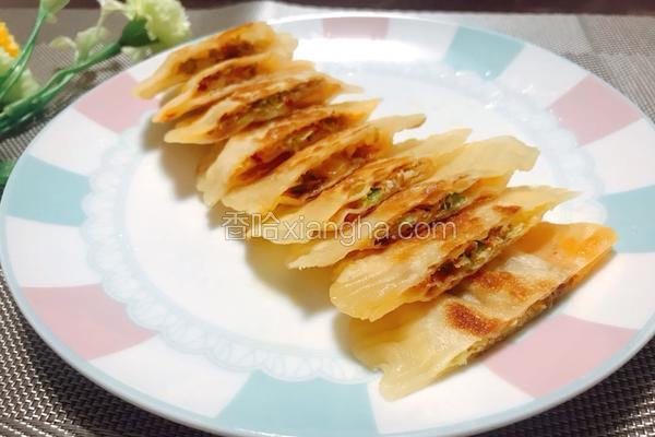 饺子皮鸡蛋灌饼