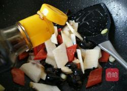 黑木耳炒山药的做法图解6