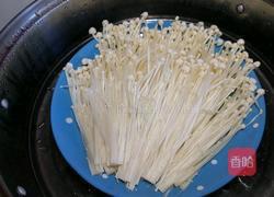 #河北菜#蒜蓉金针菇的做法图解5