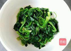 菠菜花生仁的做法图解2