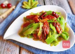 青笋炒腊肠的做法图解12