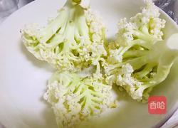 孜然菜花的做法图解1