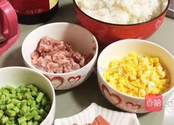 五彩炒饭的做法图解1
