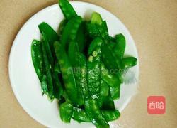 腊肠炒荷兰豆的做法图解4