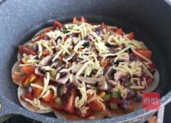 素食-素披萨 (饺子皮)的做法图解8