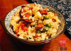 四川—腊肠牛肝菌焖饭的做法图解13