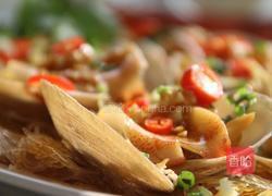  象拔蚌蒸粉丝的做法图解11