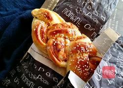 海苔肉松辫子面包的做法图解22