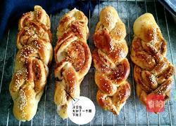 海苔肉松辫子面包的做法图解21