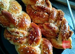 海苔肉松辫子面包的做法图解24