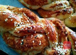 海苔肉松辫子面包的做法图解23