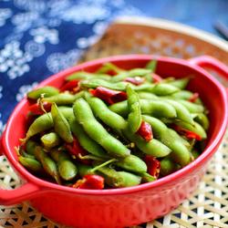 香辣煮毛豆的做法[图]
