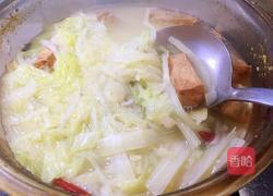 牛尾巴鱼白菜豆腐泡汤的做法图解10