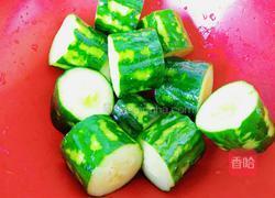 黄瓜酿肉的做法图解3