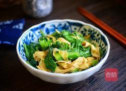 小白菜炒干豆腐的做法图解11