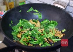 香菇炒小白菜的做法图解7