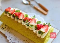 抹茶蛋糕卷（新年甜品）的做法图解13