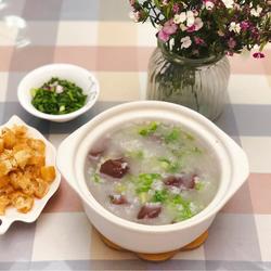 粤式－猪红生菜粥